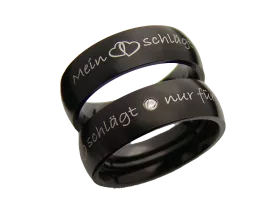 Rebecca im Paar (Edelstahl)